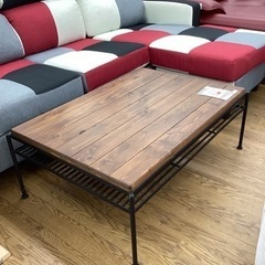 KK-119【新入荷　リサイクル品】東馬　KELT リビングテーブル　ブラウン