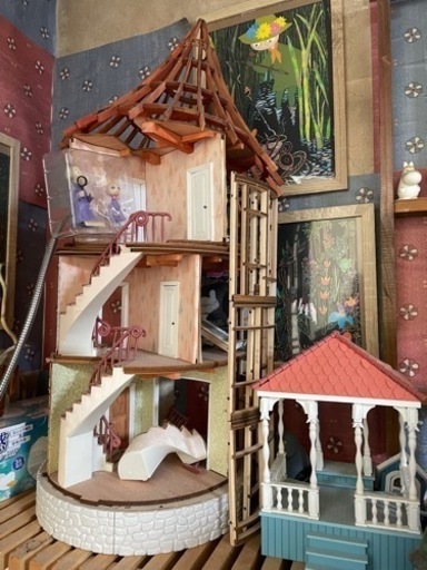 建設中のムーミンハウス