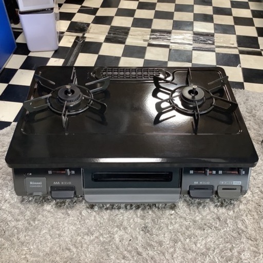【リサイクルサービス八光　田上店　安心の3か月保証　配達・設置OK】Rinnai　ガステーブル　 KGM64BK2L　[ＬＰガス] 2019年製
