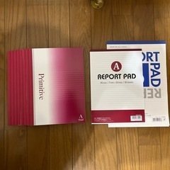 ノート レポート用紙 バインダー　セット