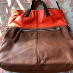 coachメンズバック　バイカラーの画像