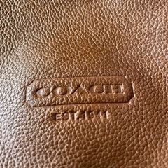 coachメンズバック　バイカラーの画像