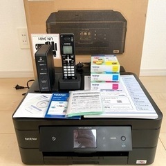 美品⭐︎インクジェットFAX複合機⭐︎子機未使用品！