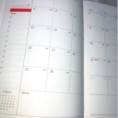 <使いやすいですよ❣️取引成立❣️>来年のスケジュール帳(A6より一回り大きいの画像