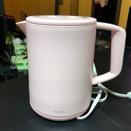 Francfranc電気ケトル１ℓ薄いピンク　購入者決定しました。