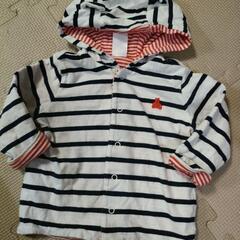 GAP くま耳ボーダーパーカー