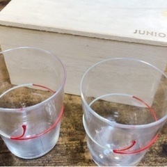 【新品未使用】ペアグラス・江戸切子ぐい呑み＆江戸切子徳利の画像