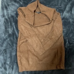 ニットトップスセーター オフショルダー　古着