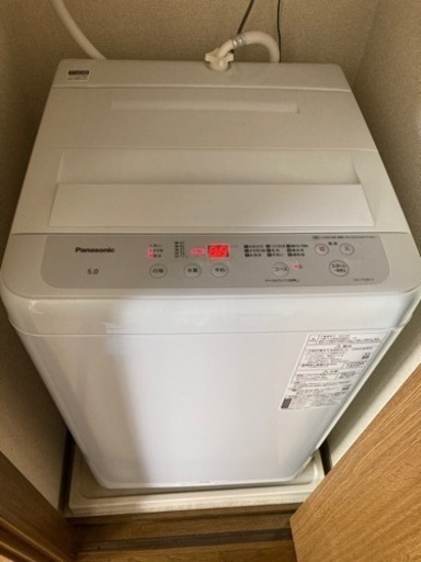 美品！Panasonic 洗濯機　2022年製　NA-F50B15 5k