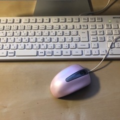 キーボード（BUFFALO）とマウス（ELECOM）セット