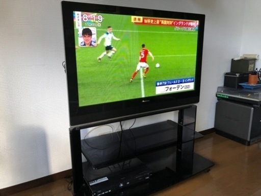 早い者勝ち　引取り限定　明日午前中迄限定出品　42型TV(パイオニアPDP-A427HX)  純正専用ラックの 2点