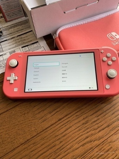 Nintendo Switch Lite coral