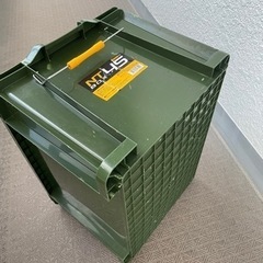 JEJアステージ 収納ボックス 日本製 バックルコンテナ 積み重ね [NTボックス #45] 幅38×奥行54.5×高さ32cmの画像