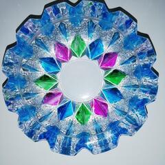 レトロガラスの灰皿