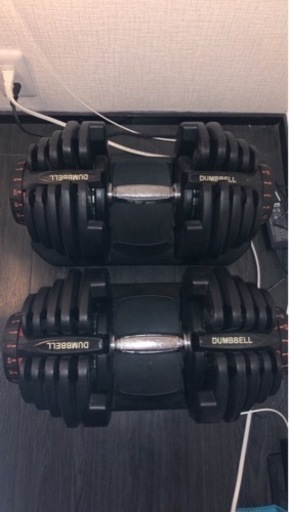 可変式ダンベル40kg×2個セット