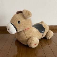 大きなお馬さんのぬいぐるみ　全長約50cm