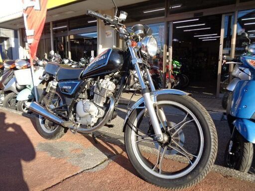 NO.4558　ＧＮ１２５Ｈ　空冷４サイクル単気筒エンジン　ギヤポジションインジケーター　ブラック　☆彡