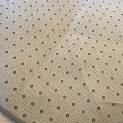 丸 ラグ グレー 直径80cmの画像