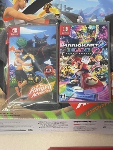 Nintendo Switch 本体+ソフト2本+純正proコン+LANアダプタ