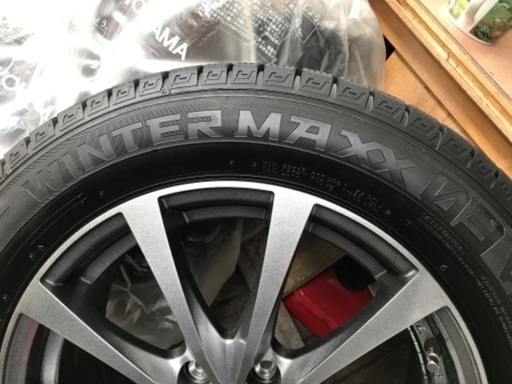 スタッドレス(ダンロップ・ウィンターマックス03)・ホイール美品4本セット/ホンダ　エリシオン用