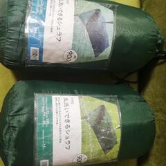 シェラフ　寝袋２名分　車内と室内のみで使用の画像