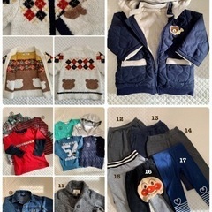 ★受渡予定者決定★男の子90cm〜110cm秋冬服まとめ17点