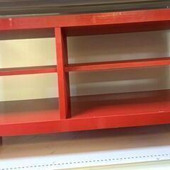 【リサイクルストアスターズ城西店】テレビ台 収納家具 家具 赤色の画像