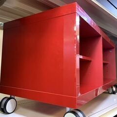 【リサイクルストアスターズ城西店】テレビ台 収納家具 家具 赤色の画像
