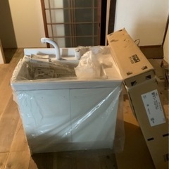 ノーリツ、シャンピーヌ　W750 洗面化粧台　新品未使用品❗️工事も承れます！の画像