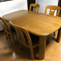 浜本工芸のダイニングセットです