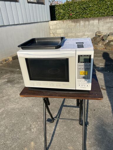 (売約済み)TOPVALU トップバリュ 電子レンジ オーブンレンジ FOR-1660BP ホワイト イオン 庫内フラット2019年製