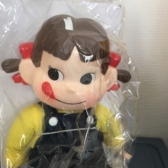 （取引終了）おすわりペコちゃん　デニム衣裳