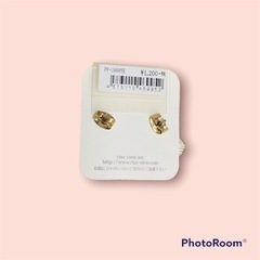 【新品】スクエアピアス　イエローの画像