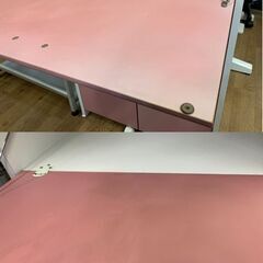 【リサイクルストアスターズ城西店】収納棚 収納家具 棚 家具 ピンク 白色の画像