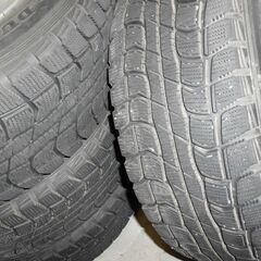 【室内保管】ダンロップ スタットレス 205/70R15 + 社外アルミホイール付き