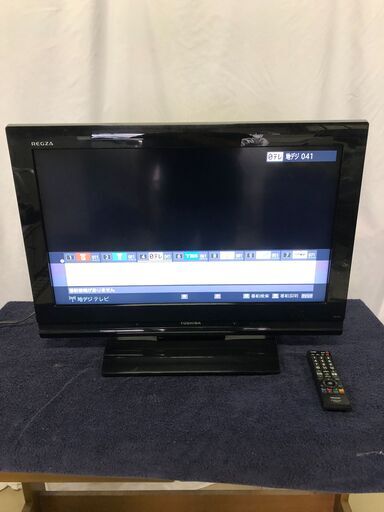 東芝 TOSHIBA REGZA レグザ 26AV550 26型 液晶 カラーテレビ TV 地上 110W 50/60Hz リモコン　2008年製