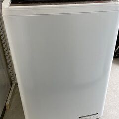 ②【鹿児島市リサイクルショップスターズ吉野店】【中古】新入荷 日立 HITACHI 日立全自動洗濯機 ビートウォッシュ BW－V80C型 50－60Hz 共用 ８㎏ 標準水量 52L ２０１８年製