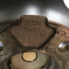 値下げしました。スタッドレスアルミセット　195/65R15の画像