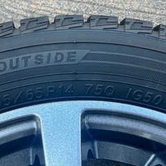1シーズンのみ使用 スタッドレス・ホイール4本 155/65R14