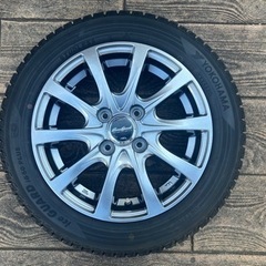 1シーズンのみ使用　スタッドレス・ホイール4本　155/65R14