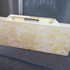 プランター置きにしていたピクニックテーブル