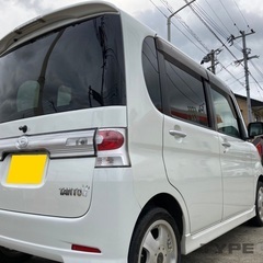  月々9千円〜分割可❗️車検2年付き！【名義変更代込み】広い車内！人気車‼️ダイハツ タントカスタムRS☆64馬力 ターボ搭載☆便利なパワースライドドア☆視界広々快適空間☆ドライブレコーダー付き☆そのまま乗って帰れます！の画像