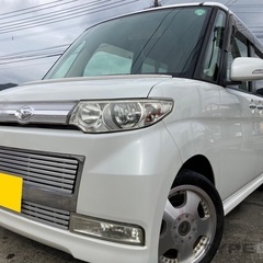  月々9千円〜分割可❗️車検2年付き！【名義変更代込み】広い車内！人気車‼️ダイハツ タントカスタムRS☆64馬力 ターボ搭載☆便利なパワースライドドア☆視界広々快適空間☆ドライブレコーダー付き☆そのまま乗って帰れます！の画像