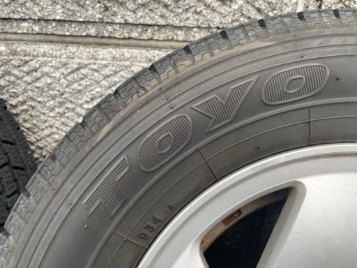ホンダバモス純正ホイールタイヤ　スタッドレス