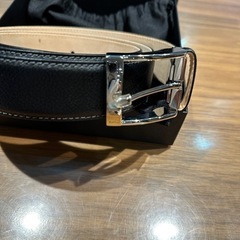 [新品未使用]dunhill leather beltの画像