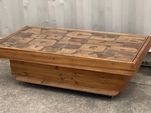 ノットアンティークス◇ABCセンターテーブル◇アンティーク調◇関家具◇DT-2◇木製◇K251