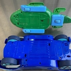 B47★PJマスク パジャマスク◇車 喋る 光る 2台セットの画像