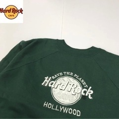 004 USA製　ハードロックカフェ　刺繍入りスウェット　トレー...