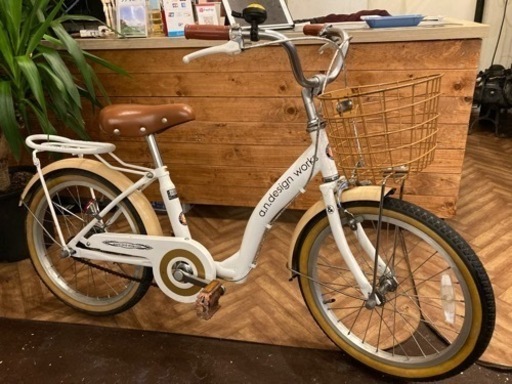 【18インチ】子供用自転車　ホワイト