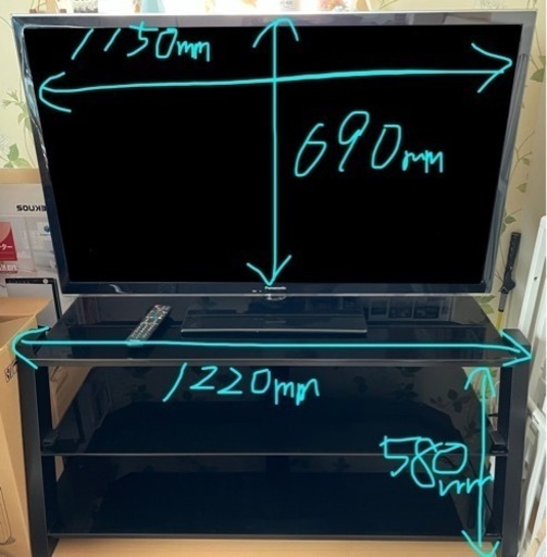 ◆US製 Panasonic VIERA \u0026 テレビ台